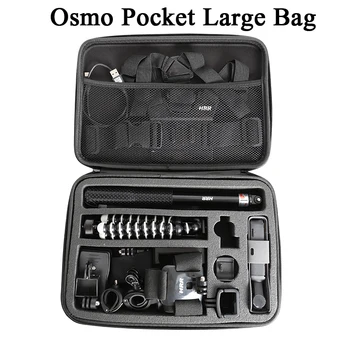  OSMO CEP Taşınabilir Taşıma saklama çantası Koruyucu Kılıf Kutusu Büyük Boy Çanta djı Osmo Cep Aksesuarları Kamera Seyahat Çantası