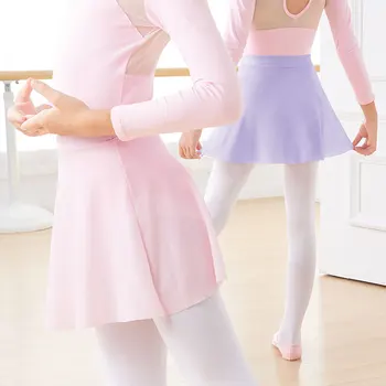  Bale Etek Kız Çocuk dans eteği Bale Tutu Elbise Elastik Bel Örgü Kısa Etek Bale Dans Kostümleri Kızlar İçin