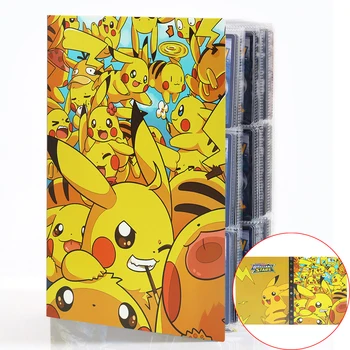  Anime Pokemon Pikachu Charizard Mewtwo 540 Adet albüm Oyun Kartları Tutucu Bağlayıcı Oyun Kartları Koleksiyonu Çocuk Oyuncakları Hediyeler