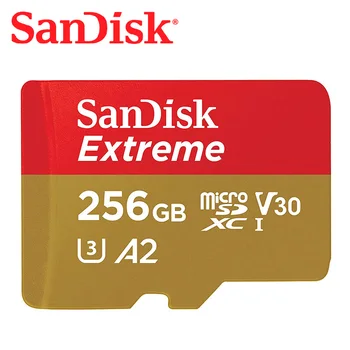  SanDisk Micro SD TF Flash Kart Depolama V30 U3 4 K Clase 10 128 GB 256 GB Extreme Microsd TF Kartları Yüksek Hızlı Bellek ücretsiz kargo