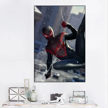  Marvel Tuval Süper Kahraman Resimleri Duvar Örümcek Adam Sanat HD Baskılı Avenger Posteri Ev Dekor Modüler Resimler Yatak Odası İçin Hiçbir Çerçeve