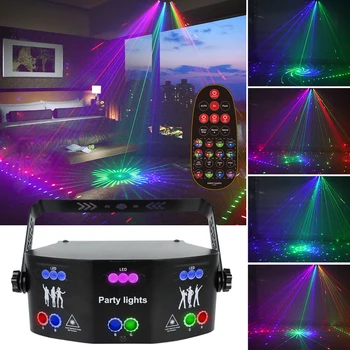  YSH15 Gözler Sahne lazer ışığı LED Strobe Projektör DJ aydınlatma Ses parti ışıkları UV cadılar bayramı Bar ev Noel Gece kulübü