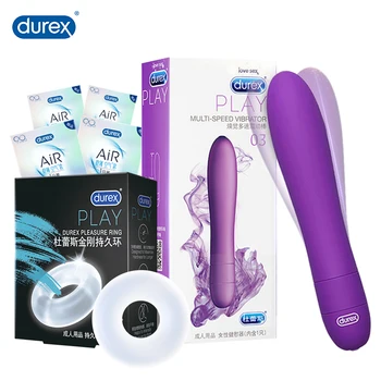  Durex Oyun 03 Vibratör Kadınlar için G-spot Klitoris Çok Hızlı Güçlü Stimülasyon Vajina Yetişkin Samimi Ürünler Seks Oyuncakları Kadın için