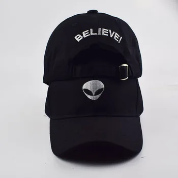  Unisex beyzbol şapkası İşlemeli Alien Kap Moda Ayarlanabilir Snapback şapka pamuk Hip-Hop şapka beyzbol şapkası s Şapka toptan