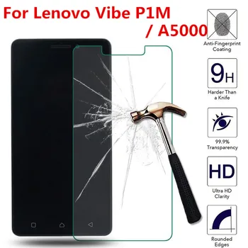  Lenovo Vibe P1m Temperli cam Ekran Koruyucu için 0.26 mm 2.5 HD Temizle Güvenlik Koruyucu Cam Filmi Kılıfı A5000 P1mc50 P1ma40
