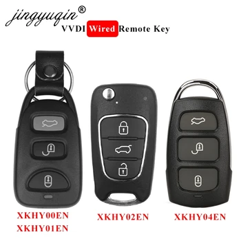  jingyuqin 5 adet XKHY00EN XKHY01EN XKHY02EN XKHY04EN Kablolu Uzaktan Evrensel Araba Anahtarı Uzaktan Xhorse VVDI Aracı Hyundai Tarzı