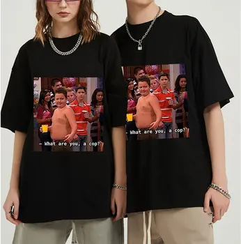  Klasik Gibby İcarly Erkek Kadın T Shirt Pamuk Streetwear Tops 2022 Yeni Moda Kısa Kollu Yuvarlak Boyun Tee Gömlek Harajuku Tshirt