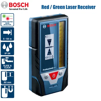  BOSCH LR7 Kırmızı Yeşil çizgi Lazer Alıcı Profesyonel Lazer Seviyesi Aksesuarları GLL3-80C / GLL3-80CG / GLL3-60XG Lazer Seviyesi
