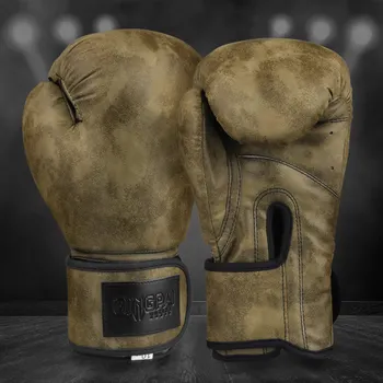  Toptan Yetişkin erkek boks eldiveni Kum Torbası Eğitim Boks Eldivenleri 8 10 12 oz MMA Mücadele Boks Muay Thai Maç Özel Eldiven